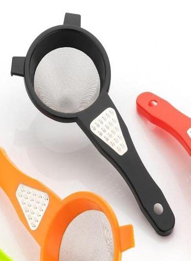 OMORTEX Kitchen King Combo Manual Hand Blender Whisk Wooden Masher and 2 in 1 Strainer Set of 4 Multipurpose Kitchen Preparation Tools for Mixing Mashing Straining Daily Cooking Use - Image 5